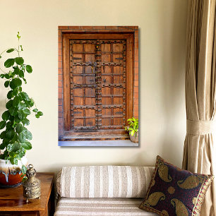 Pôster Porta de madeira indiana
