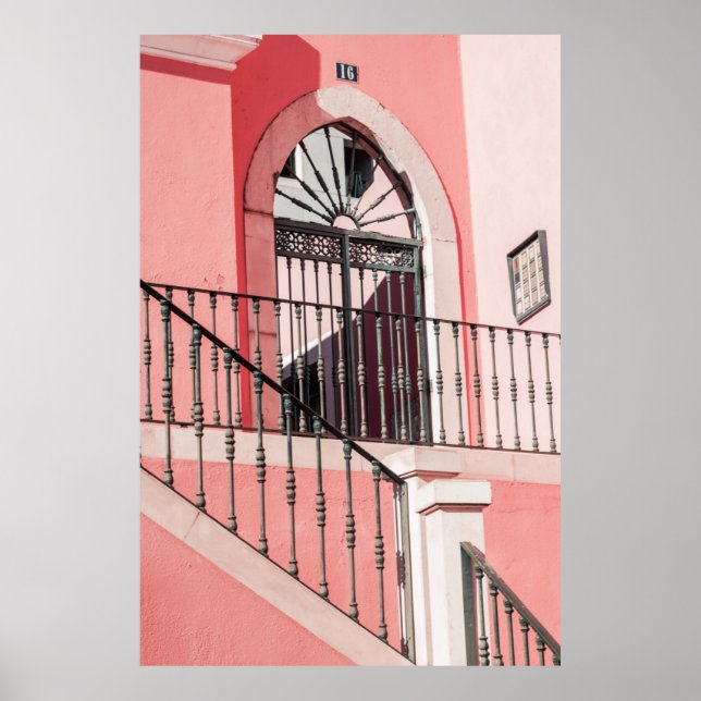 POSTER PORTA DE METAL PRETO (Frente)