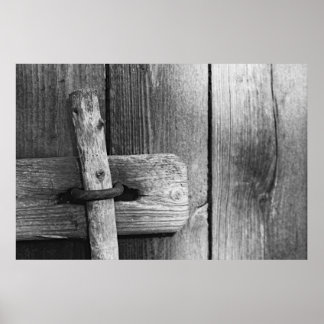 Pôster Porta do antigo celeiro 4