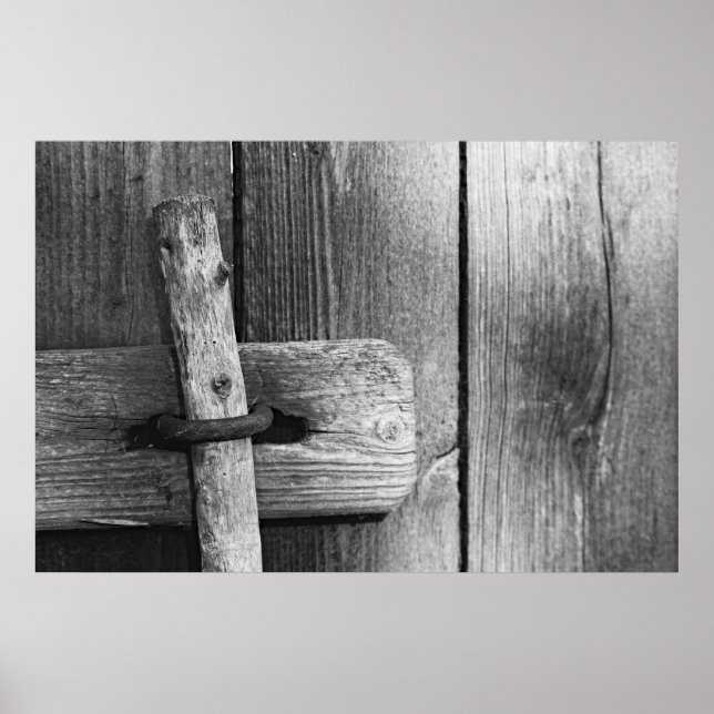 Pôster Porta do antigo celeiro 4 (Frente)