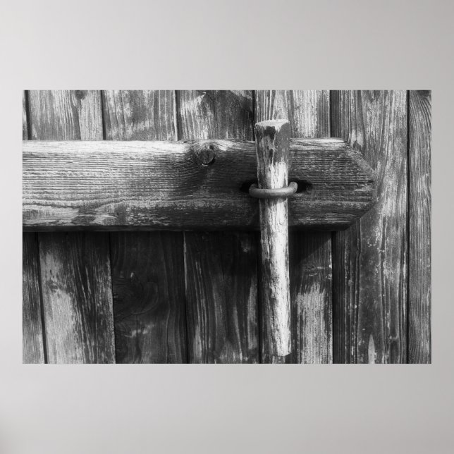 Poster Porta do celeiro antigo (Frente)