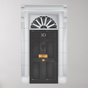 Poster Porta do Downing Street dez