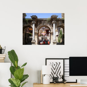 Poster Porta do Imperador Romano Hadrian