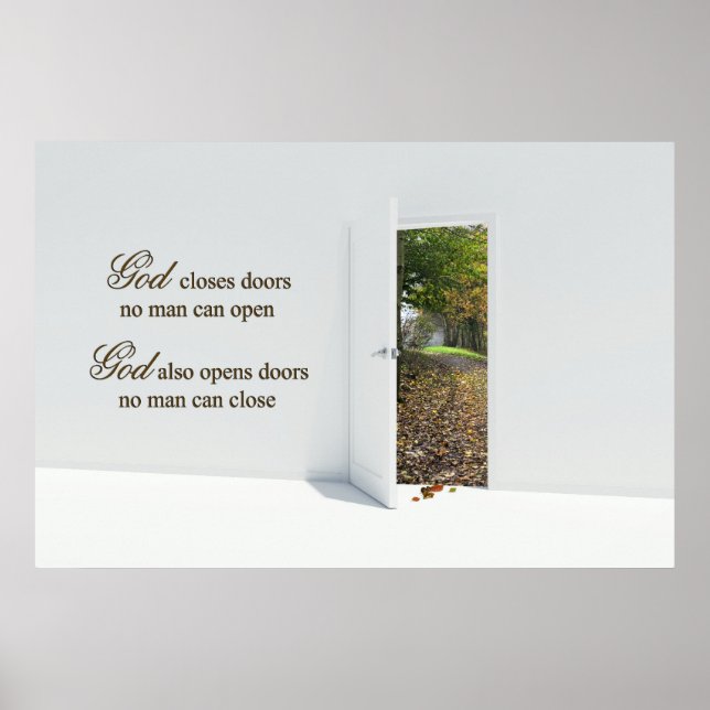 Poster Porta do outono (Frente)