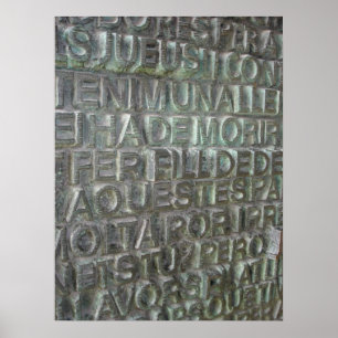 Poster Porta do Sagrada Familia, Barcelona