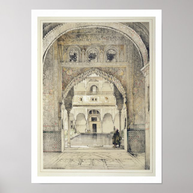 Pôster Porta do Salão de Embaixadores, de Sketches e (Frente)