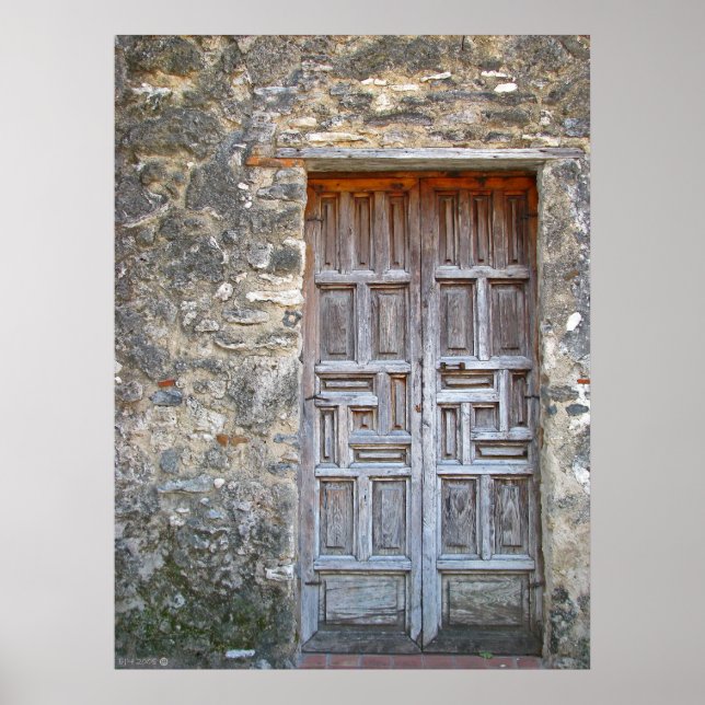 Poster Porta Espanhola Antiga (Frente)