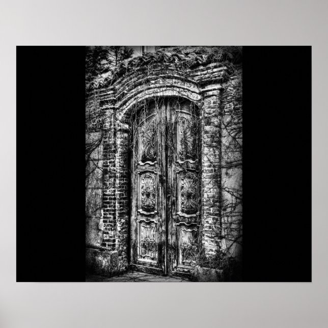 Poster Porta gótica (Frente)