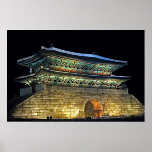 Poster Porta Seoul de Namdaemun