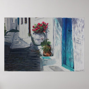 Poster Porta Turquesa