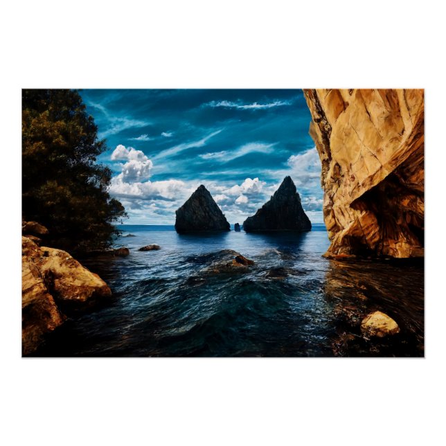 Pôster Portais para oceanos (Frente)