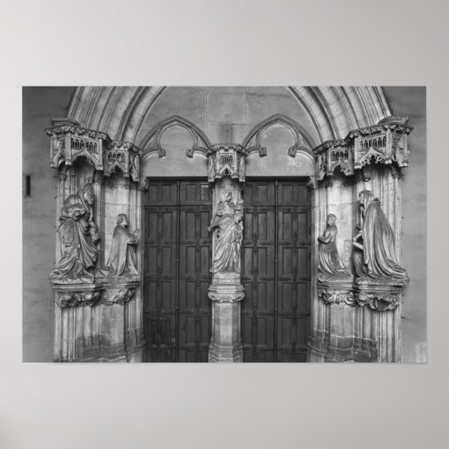 Pôster Portal com um galeria representando a Virgem (Frente)