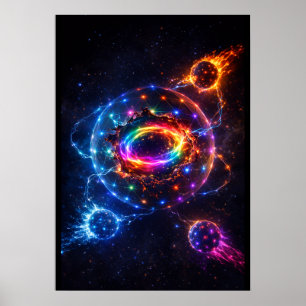 Poster Portal de Energia Cósmica Esfera da Galáxia Arco-í