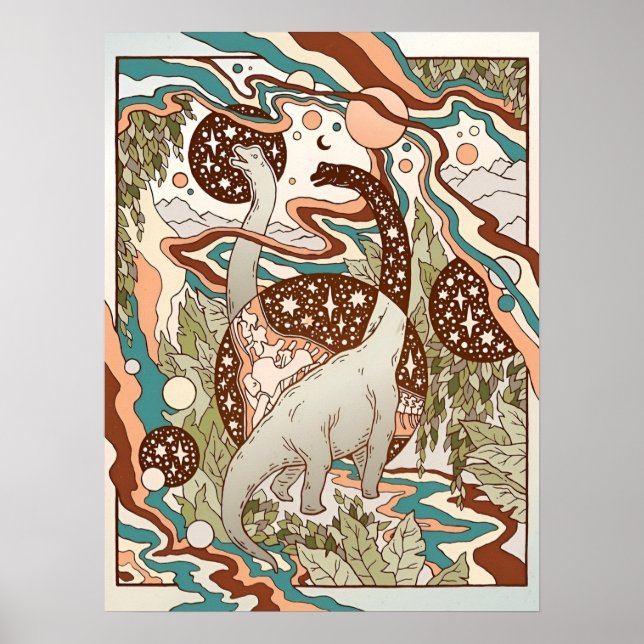 Poster Portal jurídico | Paleta de arco-íris retrora | Di (Frente)