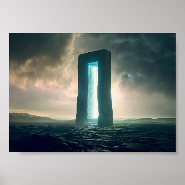 Poster Portal no Planeta do Deserto (Frente)