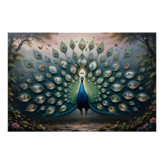 Pôster Portal Peacock Panorama