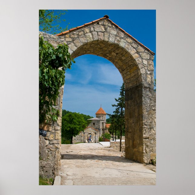 Poster Portão do Mosteiro de Motsameta (Frente)