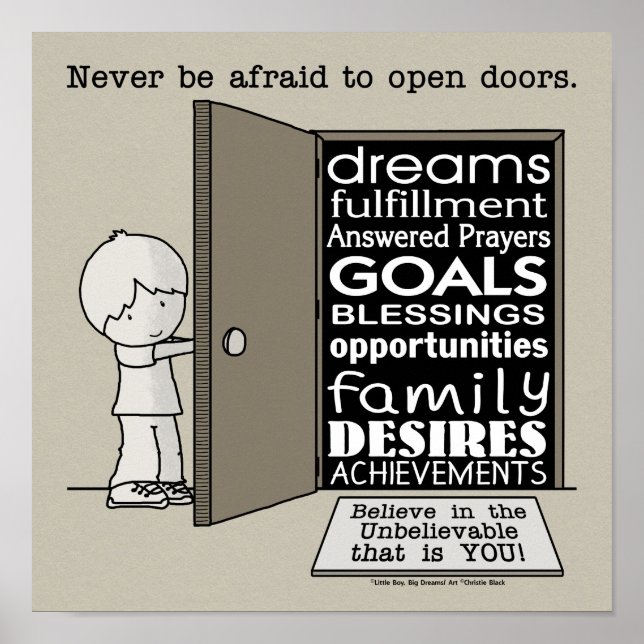 Pôster Portas abertas (Frente)