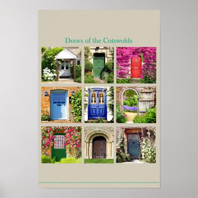 Poster Portas das Cotswolds (Frente)