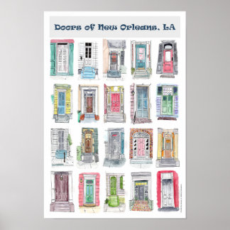 Poster Portas de Nova Orleans