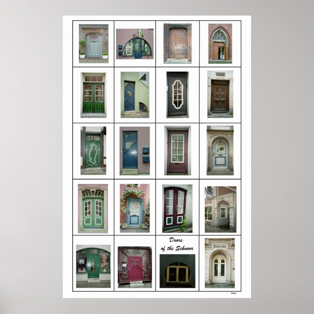 Pôster Portas do Schnoor (Frente)