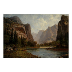 Pôster Portas do Yosemite - Albert Bierstadt