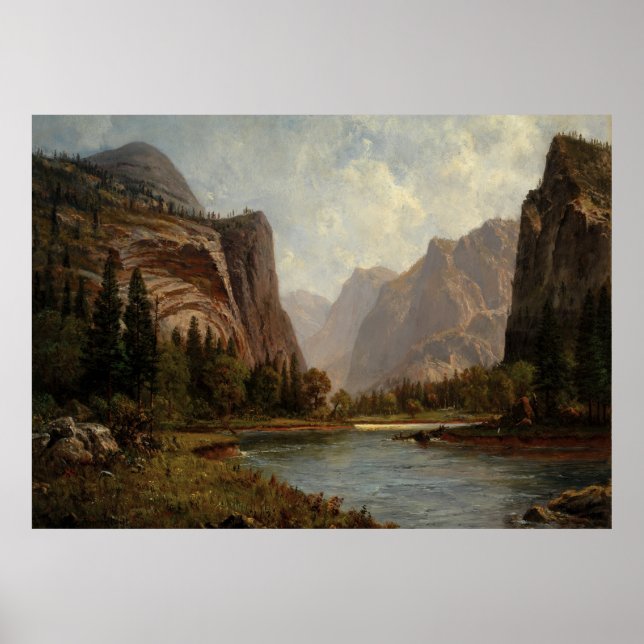 Poster Portas do Yosemite - Albert Bierstadt (Frente)