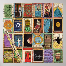 Poster Portas falsas - Puertas falsas - V.E.N.