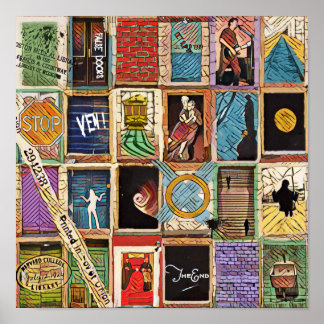 Poster Portas falsas - Puertas falsas - V.E.N.