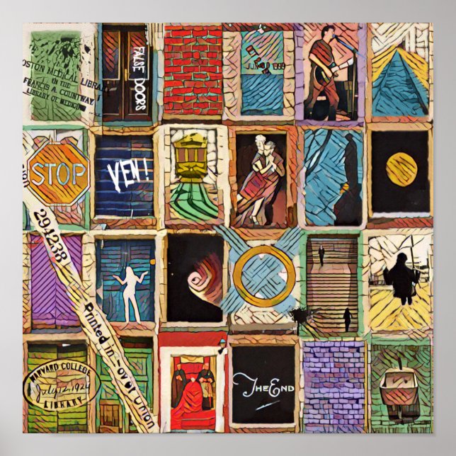 Poster Portas falsas - Puertas falsas - V.E.N. (Frente)