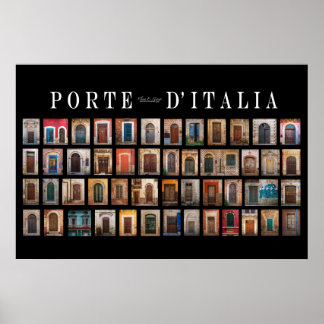 Poster Portas italianas (Porte d'Italia)