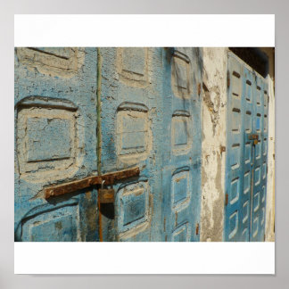 Pôster portas rachadas