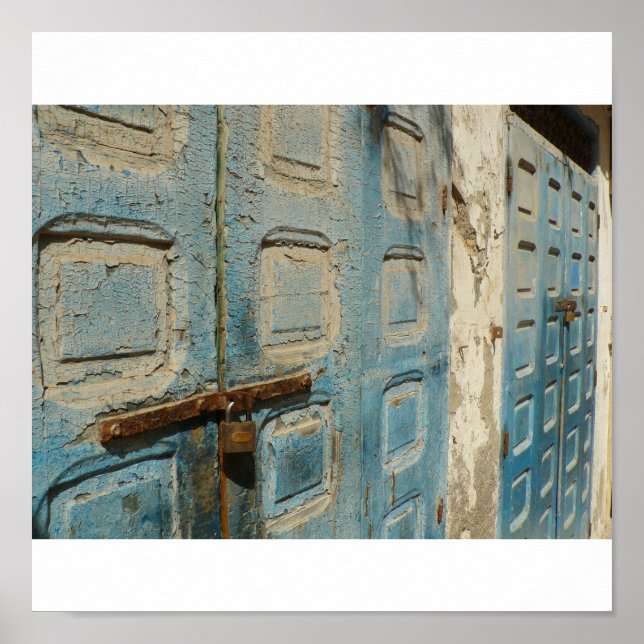 Pôster portas rachadas (Frente)