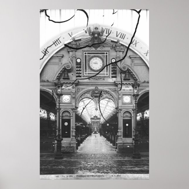 Pôster Portico do Pavilhão da Horologia (Frente)