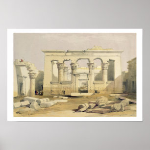 Poster Portico do templo de Kalabshah, de "Egipto