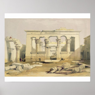 Pôster Portico of the Temple of Kalabshah, from "Egypt an