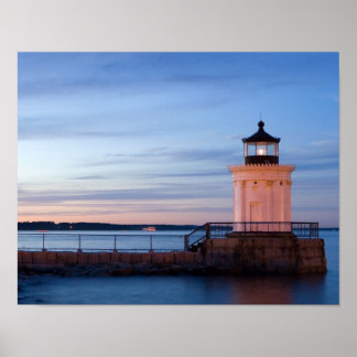 Poster Portland Breakwater Light (Luz Inseto) 11x14 Impre