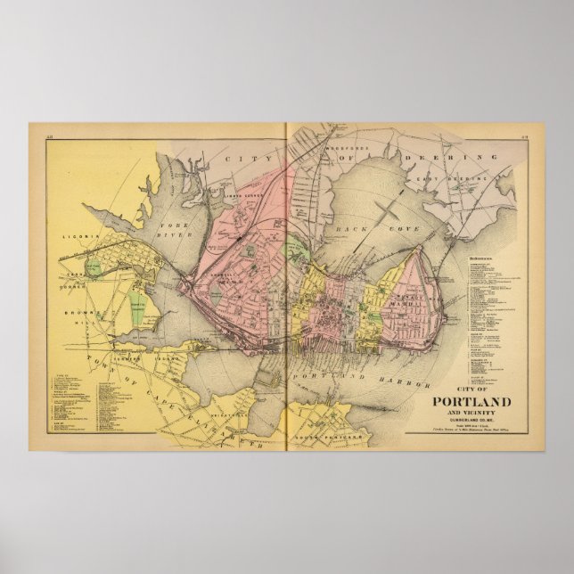 Poster Portland e vizinhança, (Frente)