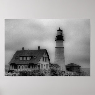 Pôster Portland Head Light, Cabo Elizabeth ME Canvas Prin