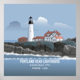 Poster Portland Head Lighthouse