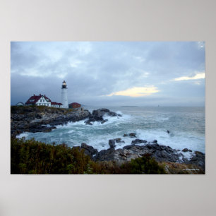 Pôster Portland Head Lighthouse at Sunrise