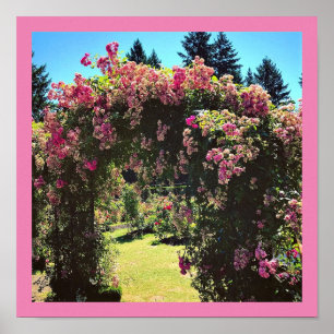 Poster Portland Rosa Garden, OR