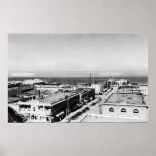 Poster Porto Angeles, de cidade de WA opinião e