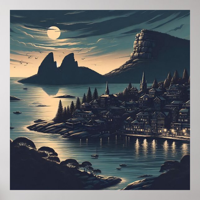 Poster Porto ao Luar (Frente)