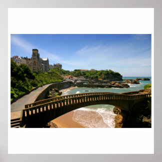 Poster porto biarritz le vieux