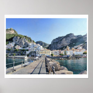 Poster Porto da Costa Amalfi