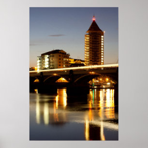 Pôster Porto de Chelsea no por do sol