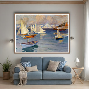 Poster Porto de Helsinque, Albert Edelfelt