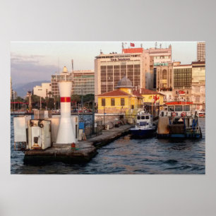 Poster Porto de Izmir Turquia