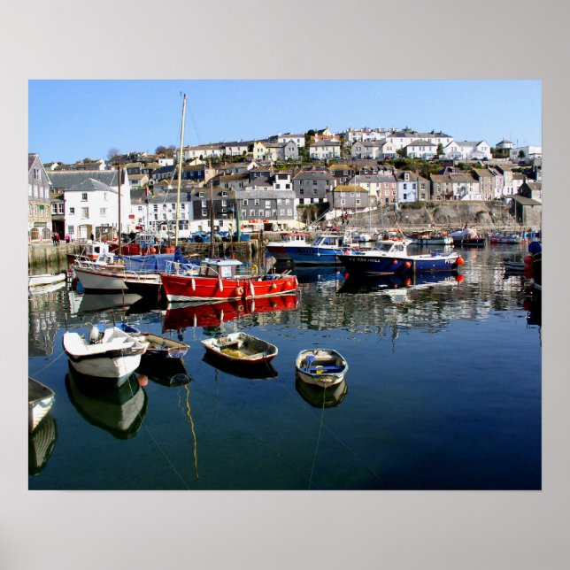 Pôster porto de Mevagissey (Frente)
